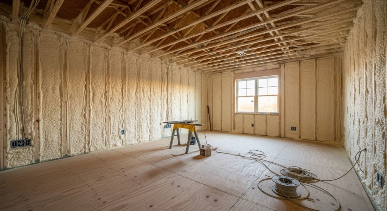How Spray Foam Insulation Keeps Burlington Homes Energy Efficient How Spray Foam Insulation Keeps Burlington Homes Energy Efficient