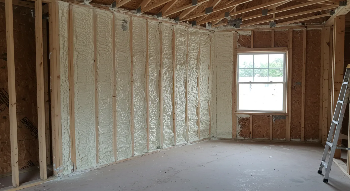 How Open-Cell Spray Foam Helps Prevent Ice Dams on Roofs in Raleigh, NC.