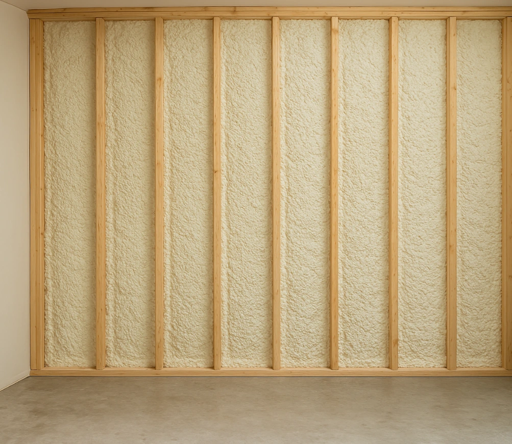 Closed-cell spray foam sealing gaps in Zebulon, NC
