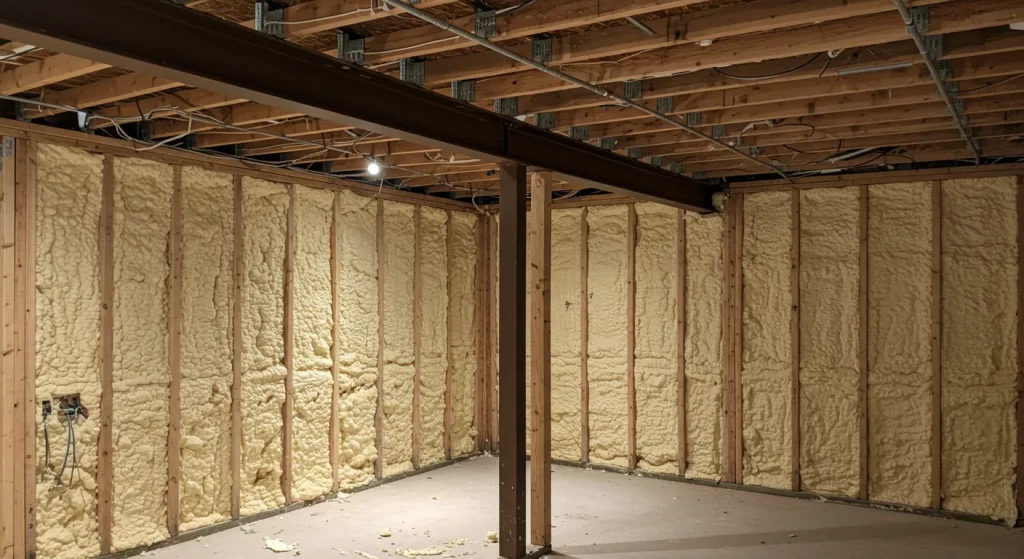 Spray foam insulation coverage in Raleigh, NC properties